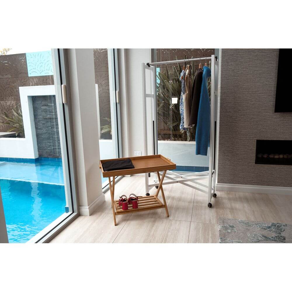 Bamboo Luggage Rack - Image 4