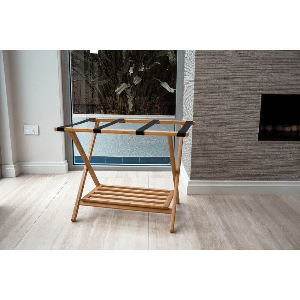 Bamboo Luggage Rack - Image 5