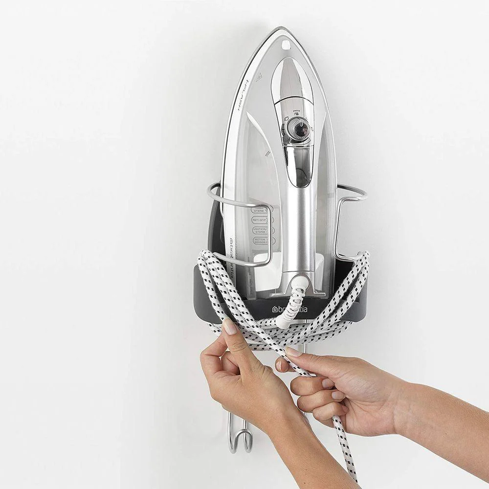 Brabantia Steam Iron & Ironing Board Holder Black - Image 7