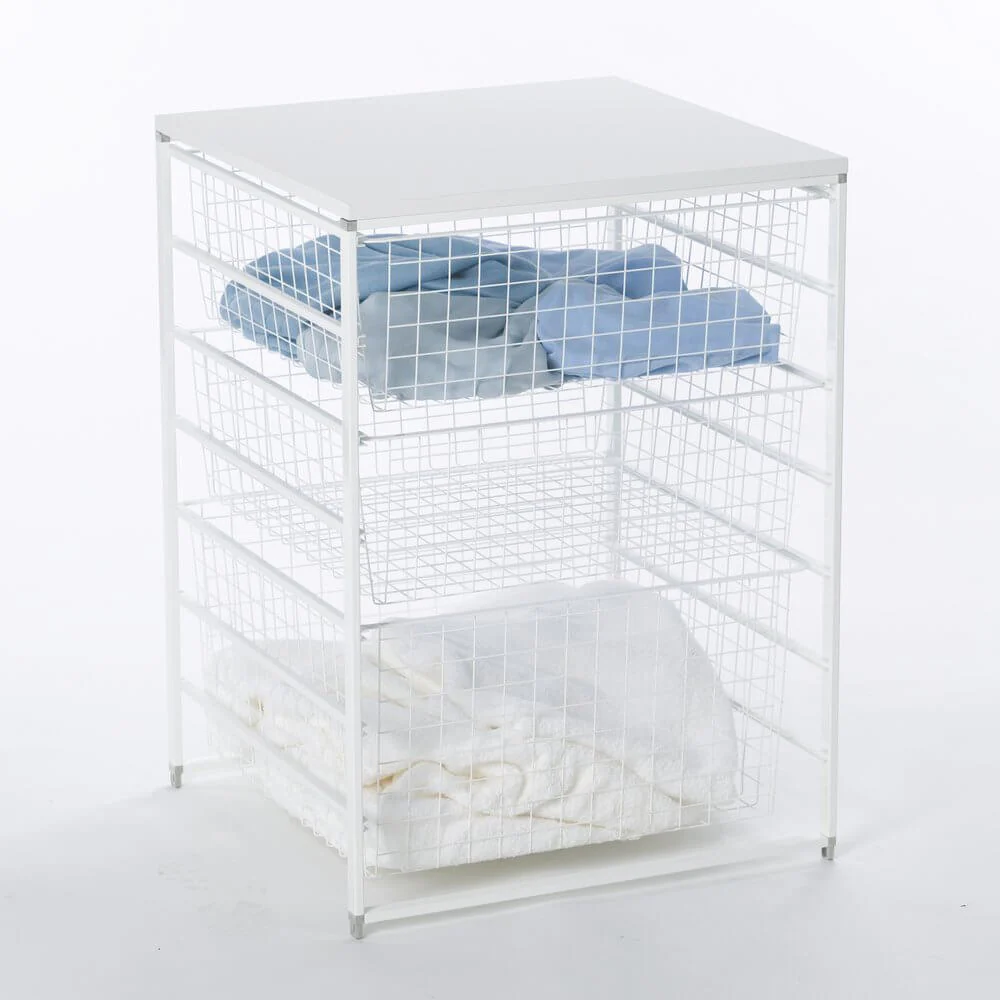 Elfa Basics 45 Mini Wire Drawer Kit White - Image 3