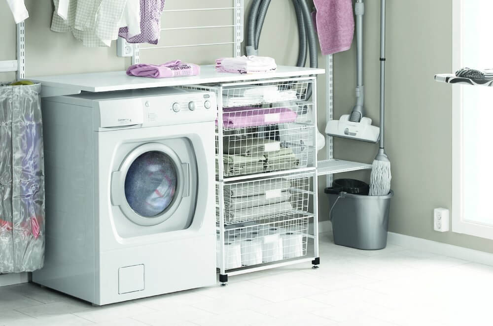 Elfa Basics 45 Mini Wire Drawer Kit White - Image 5