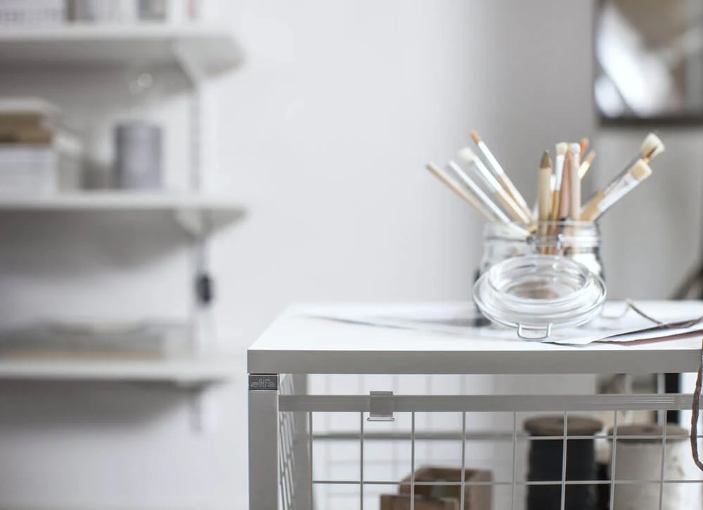 Elfa Basics 45 Mini Wire Drawer Kit White - Image 7