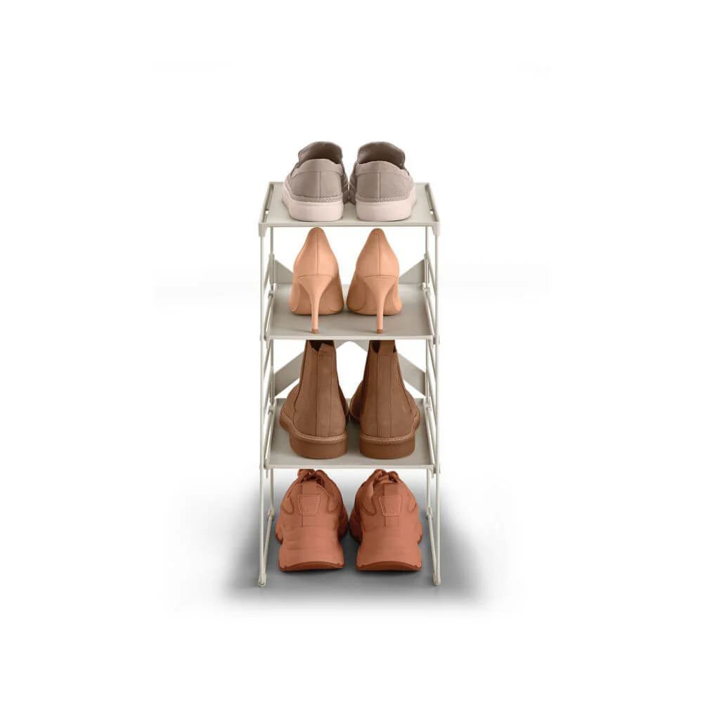 Joseph Joseph Adjustable Shoe Rack Ecru - Image 3