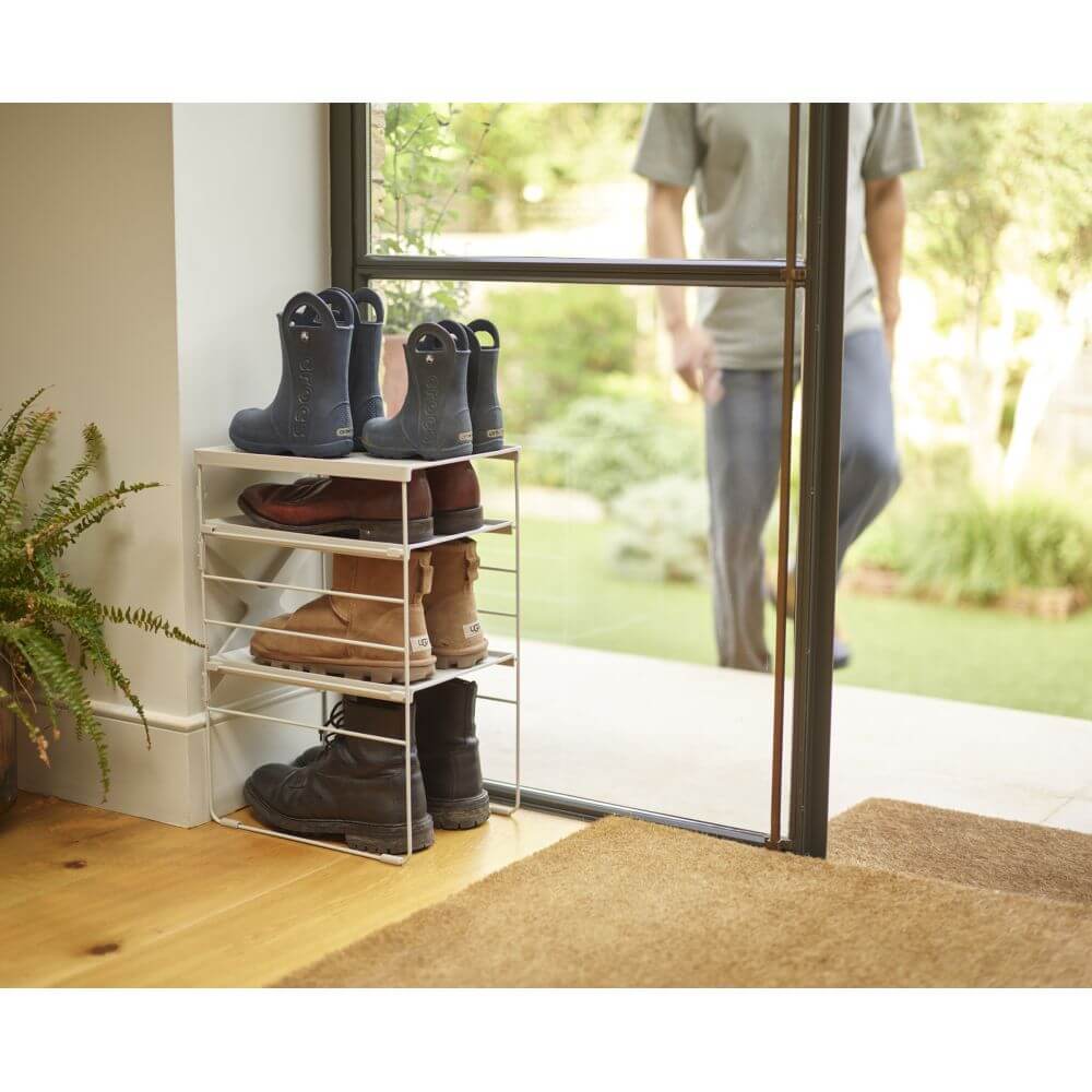 Joseph Joseph Adjustable Shoe Rack Ecru - Image 5