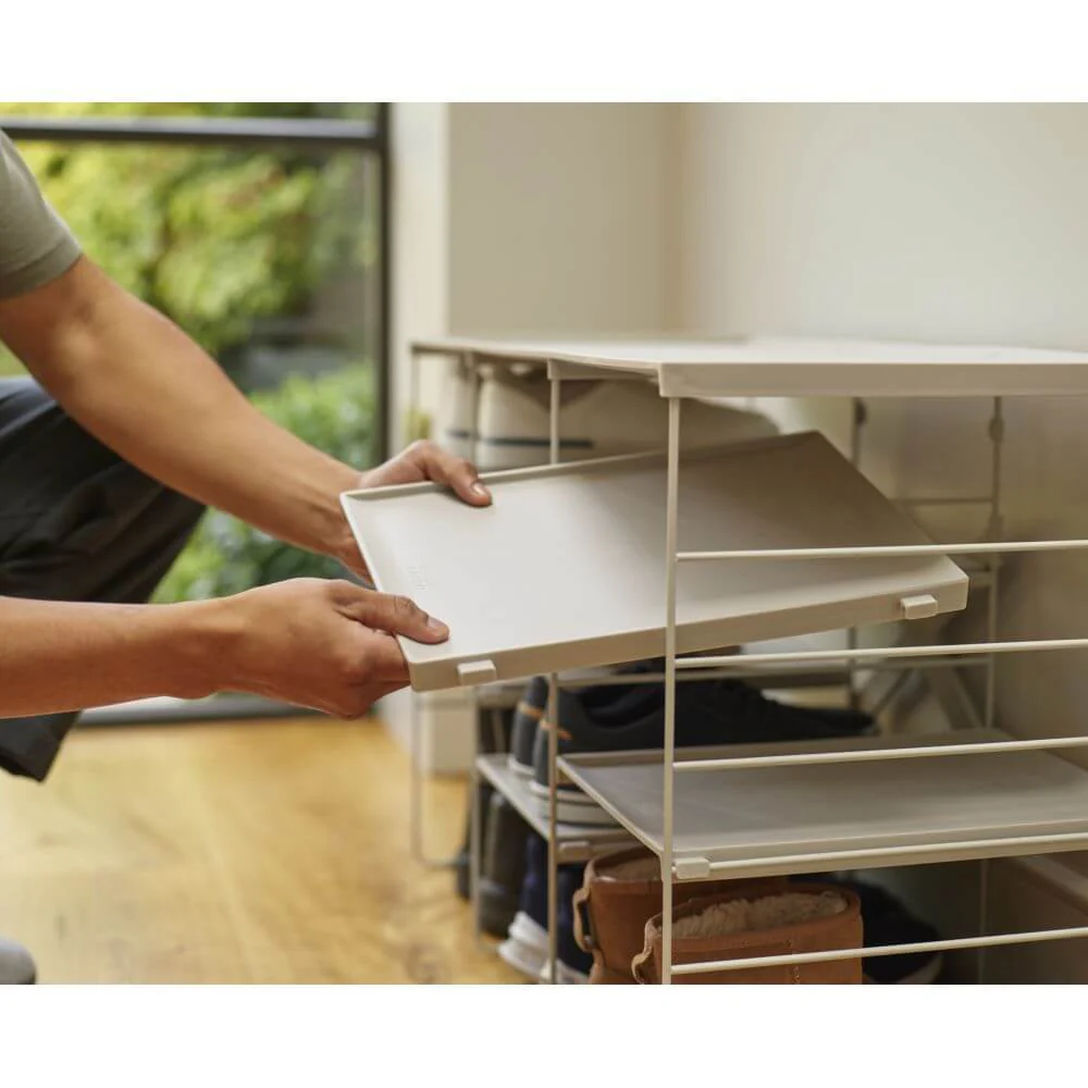 Joseph Joseph Adjustable Shoe Rack Ecru - Image 6