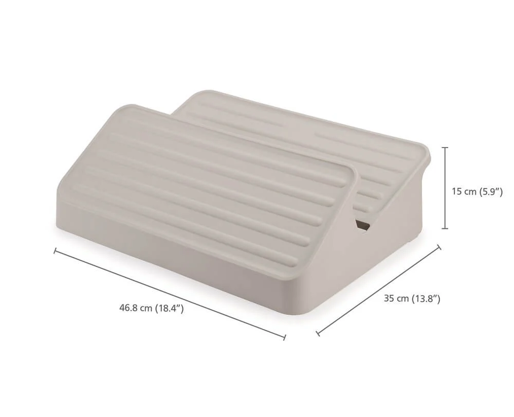 Joseph Joseph Shoe-In Large Tiered Shoe Rack Ecru - Image 3