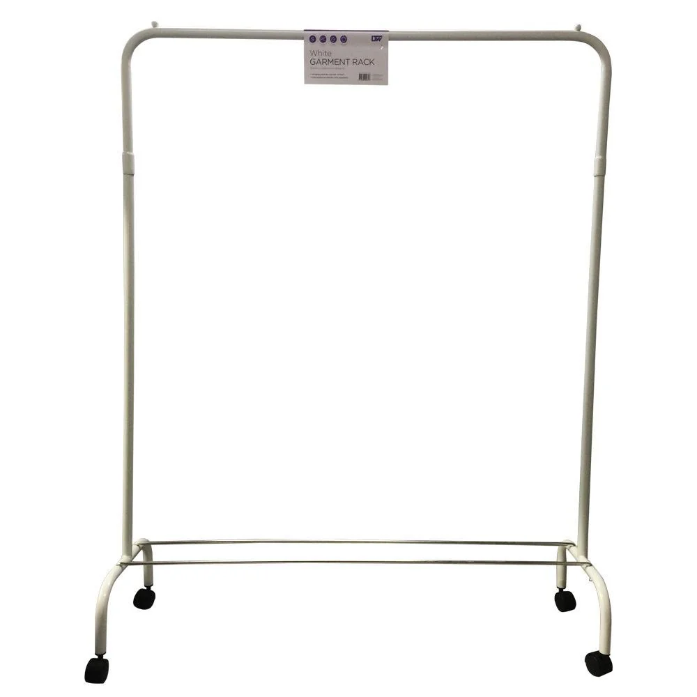 Large Heavy Duty Clothes Rack White - Image 5