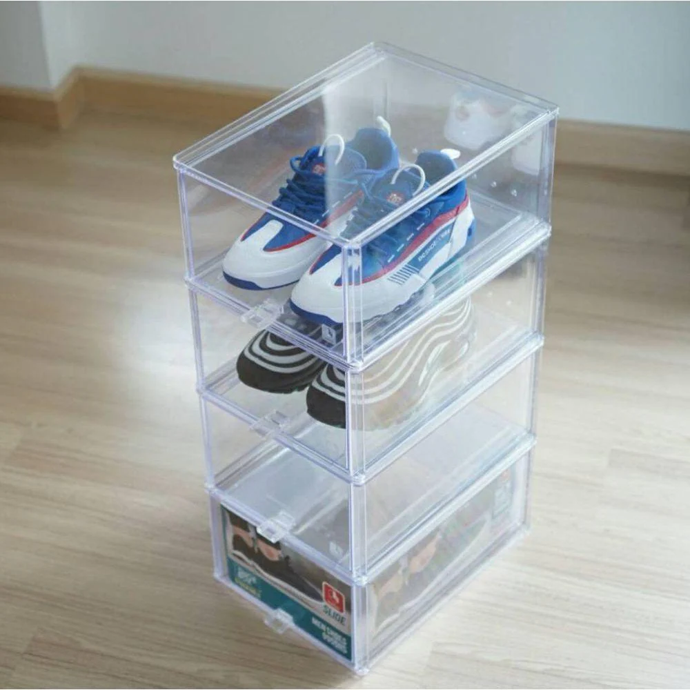 Large Stackable Acrylic Shoe Drawer - Image 3