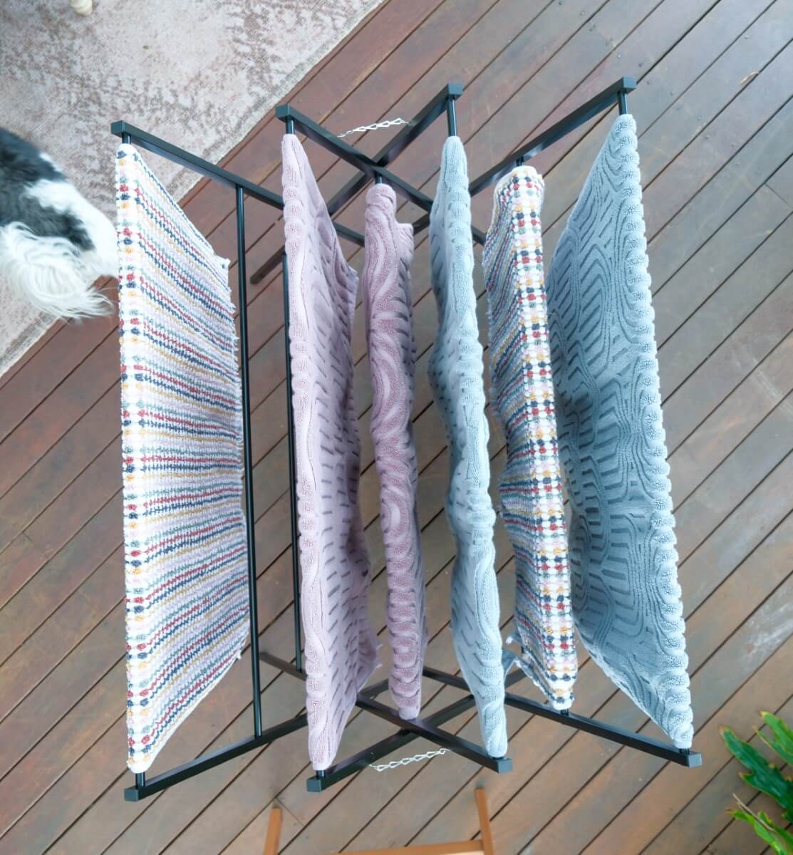 Limited Edition Heavy Duty Clothes Airer Matte Black - Image 16