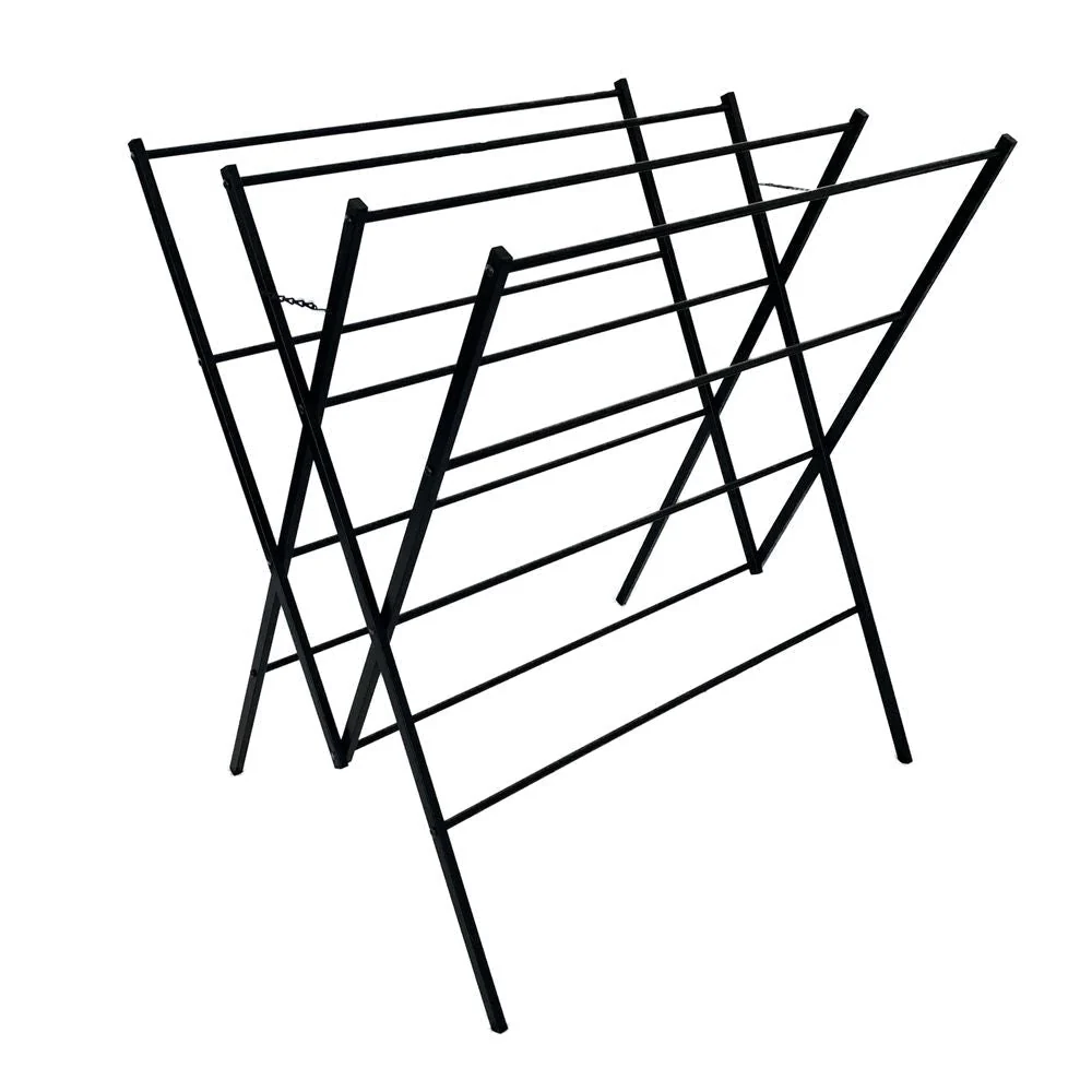 Limited Edition Heavy Duty Clothes Airer Matte Black - Image 17