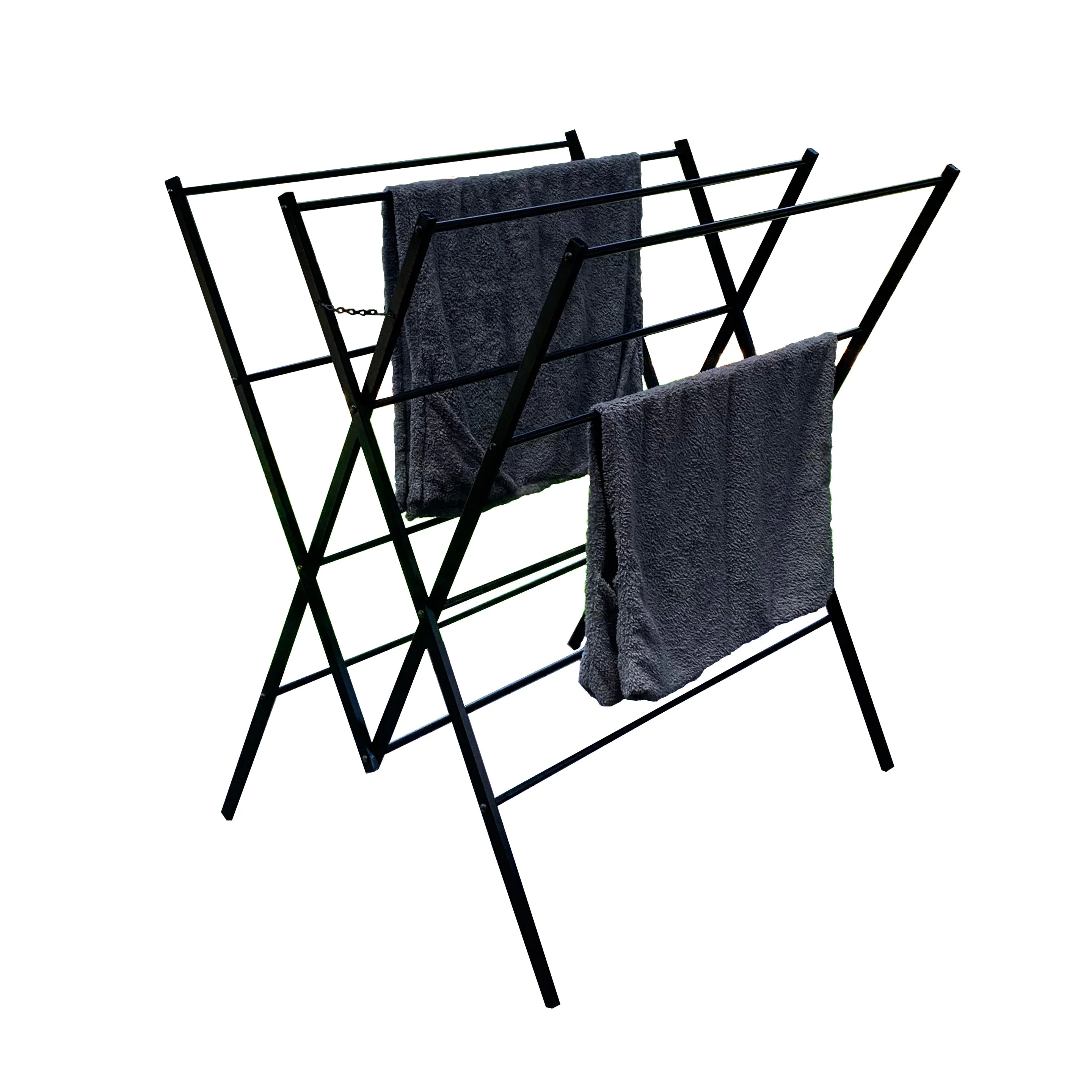 Limited Edition Heavy Duty Clothes Airer Matte Black - Image 18