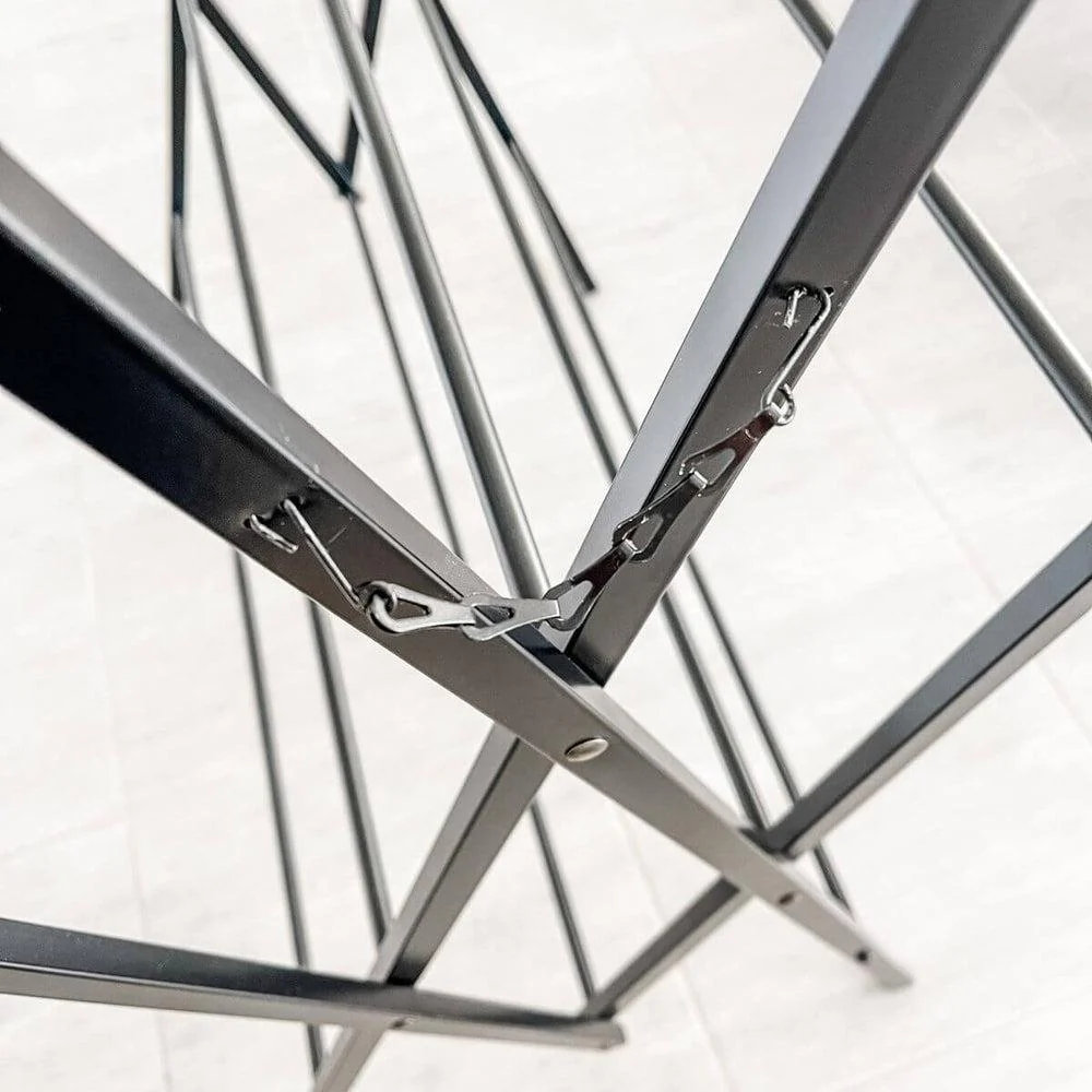 Limited Edition Heavy Duty Clothes Airer Matte Black - Image 7