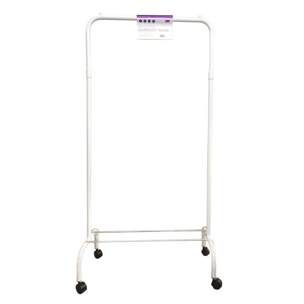 Mini Heavy Duty Clothes Rack White - Image 4