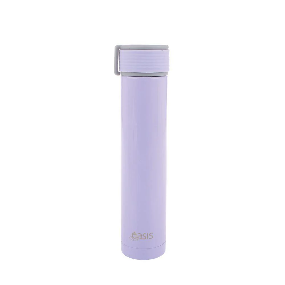 Oasis 250ml Skinny Mini Pastel Insulated Water Bottle Pastels - Image 3