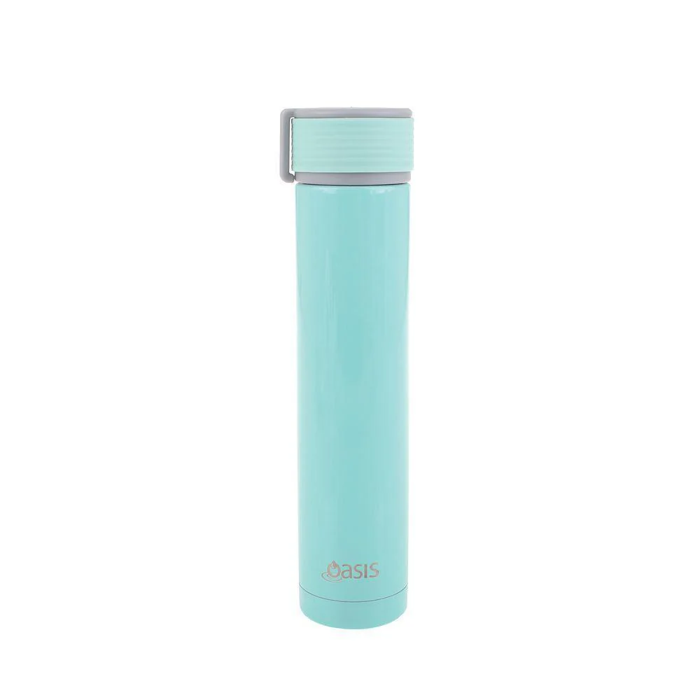 Oasis 250ml Skinny Mini Pastel Insulated Water Bottle Pastels - Image 5