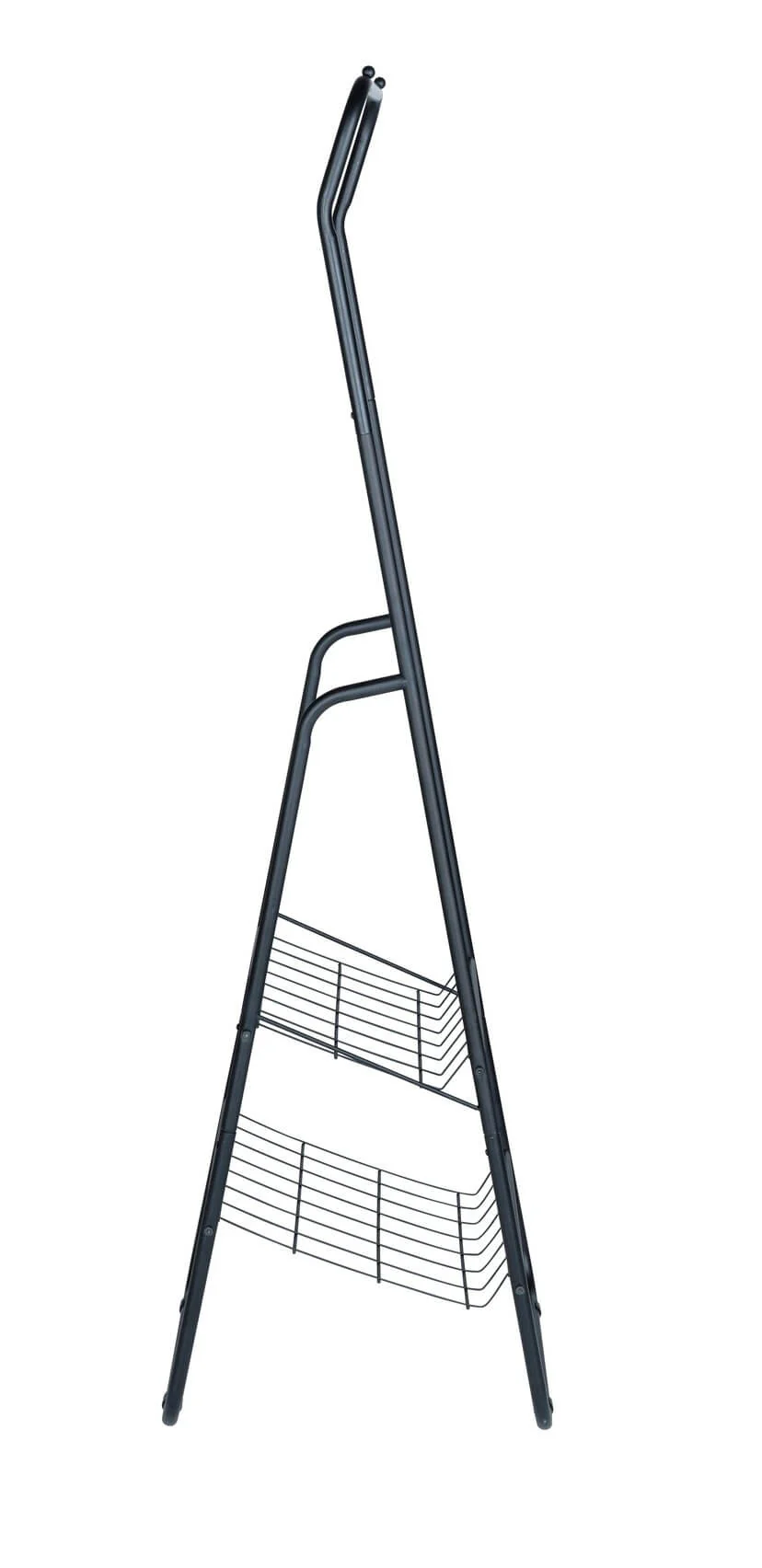 Shiva Mini 2 Shelf Clothes Rack Matte Black - Image 6