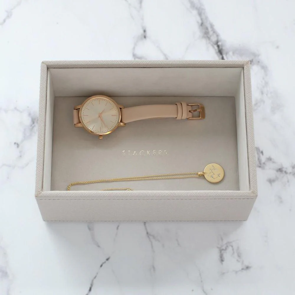 Stackers Mini 1 Compartment Deep Jewellery Tray Taupe - Image 4