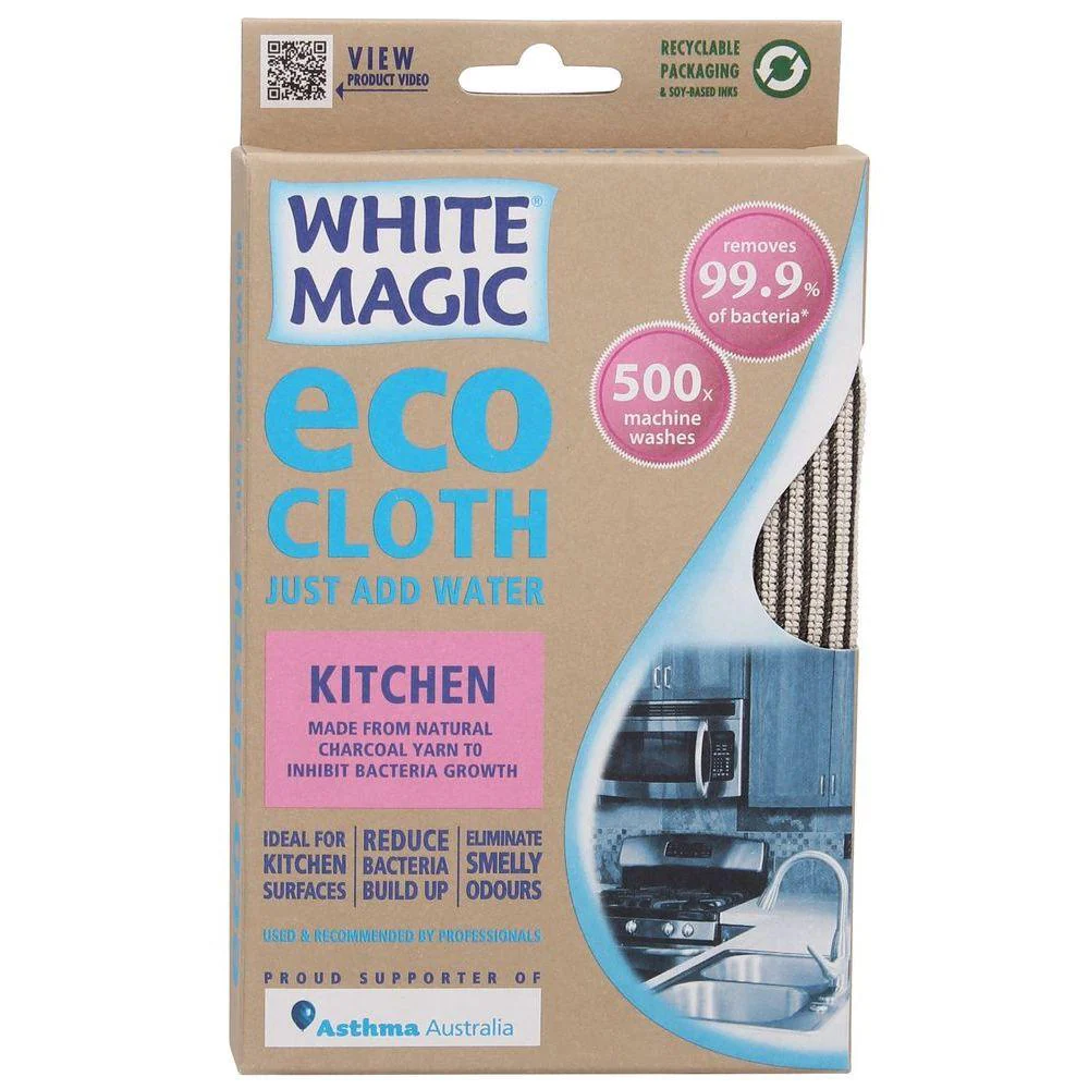White Magic Microfibre Kitchen Eco Cloth - Image 4